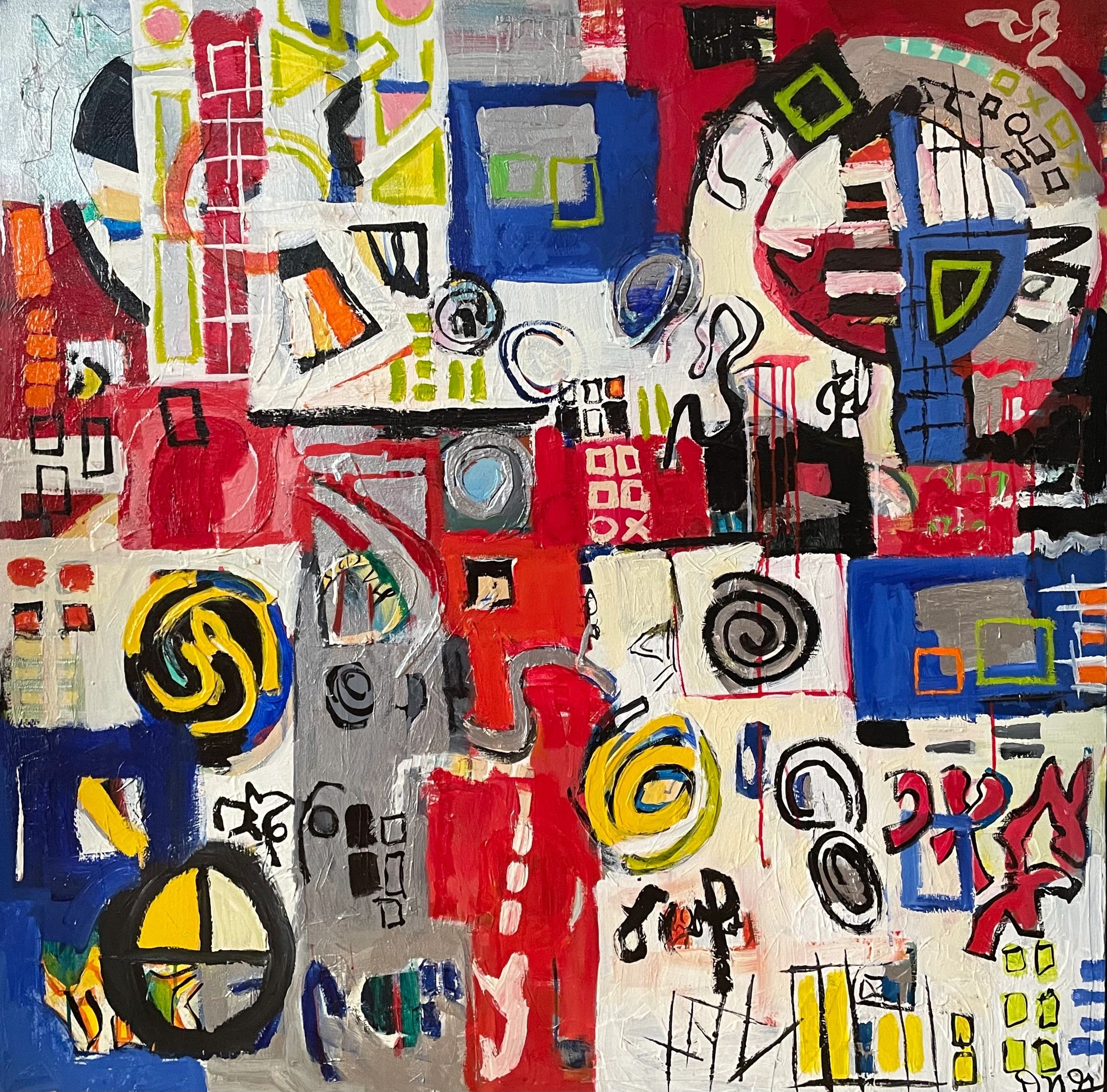 Abstract painting by David Noah Giles