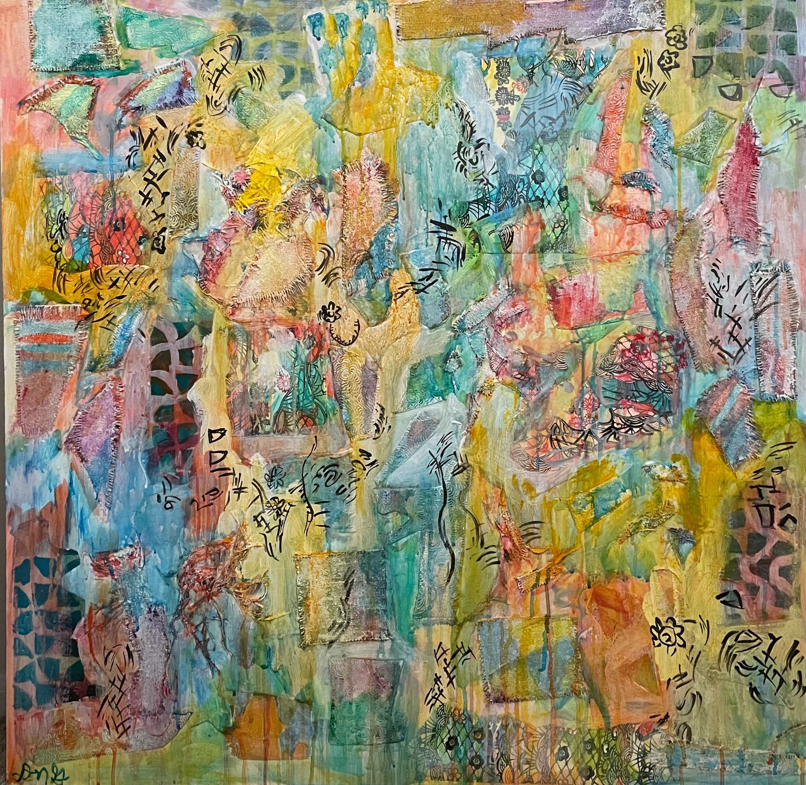 Colorful contemporary artwork by David Noah Giles